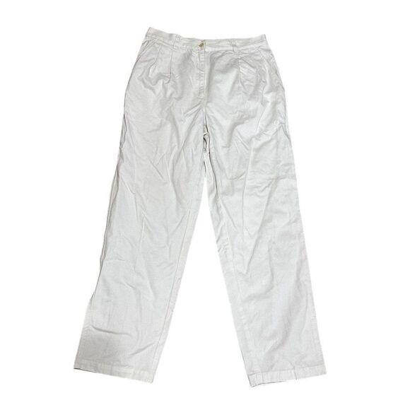 Lauren ralph Lauren white khaki pants size 10 - Picture 2 of 6